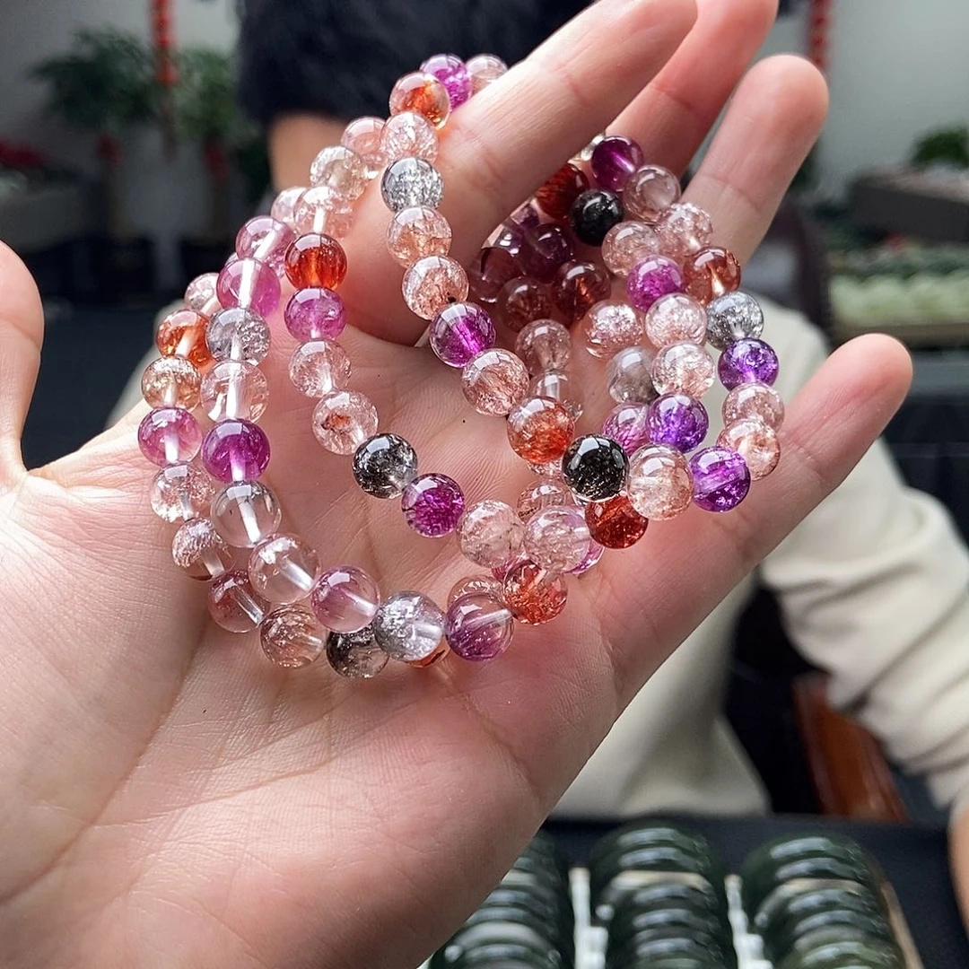 水晶颜色多样性发拍一发一未镶嵌