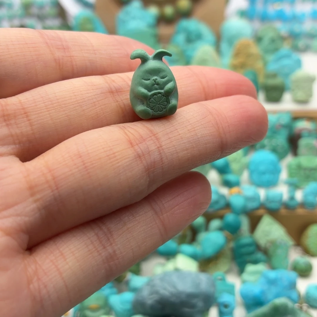 绿松石未镶嵌配饰柠檬猫
