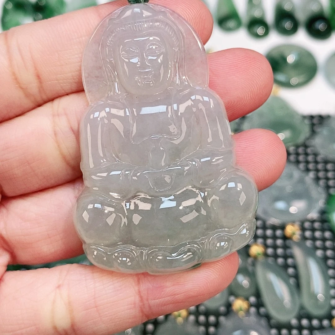 翡翠颈饰未镶嵌吊坠