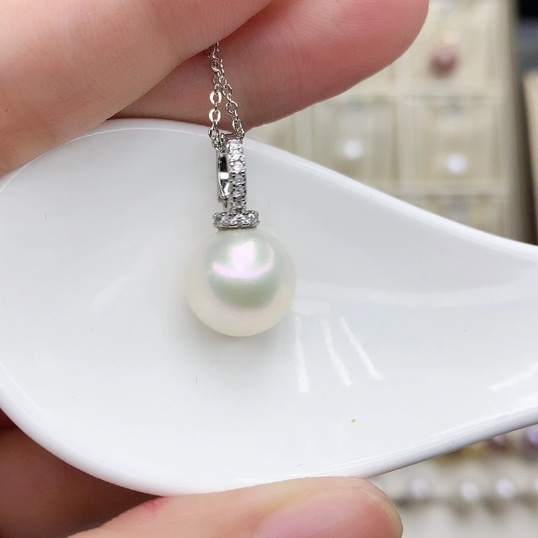 淡水珍珠吊坠(赠链)合金