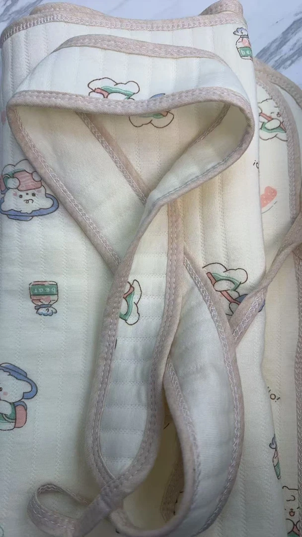 纯棉85*85加厚包单新生儿薄棉薄款幼儿十层透气加棉