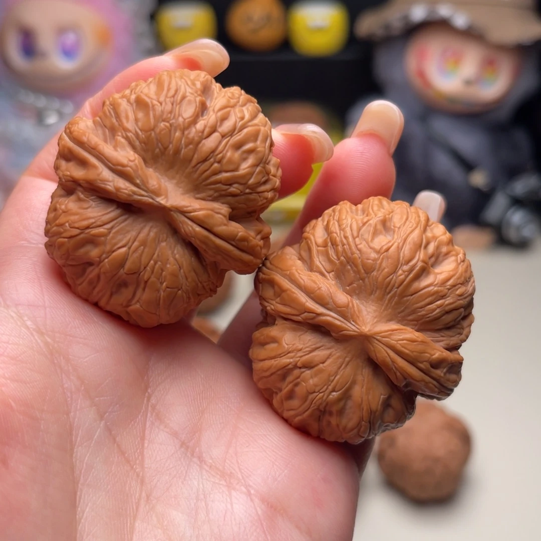 文玩核桃把件平谷元宝4F010