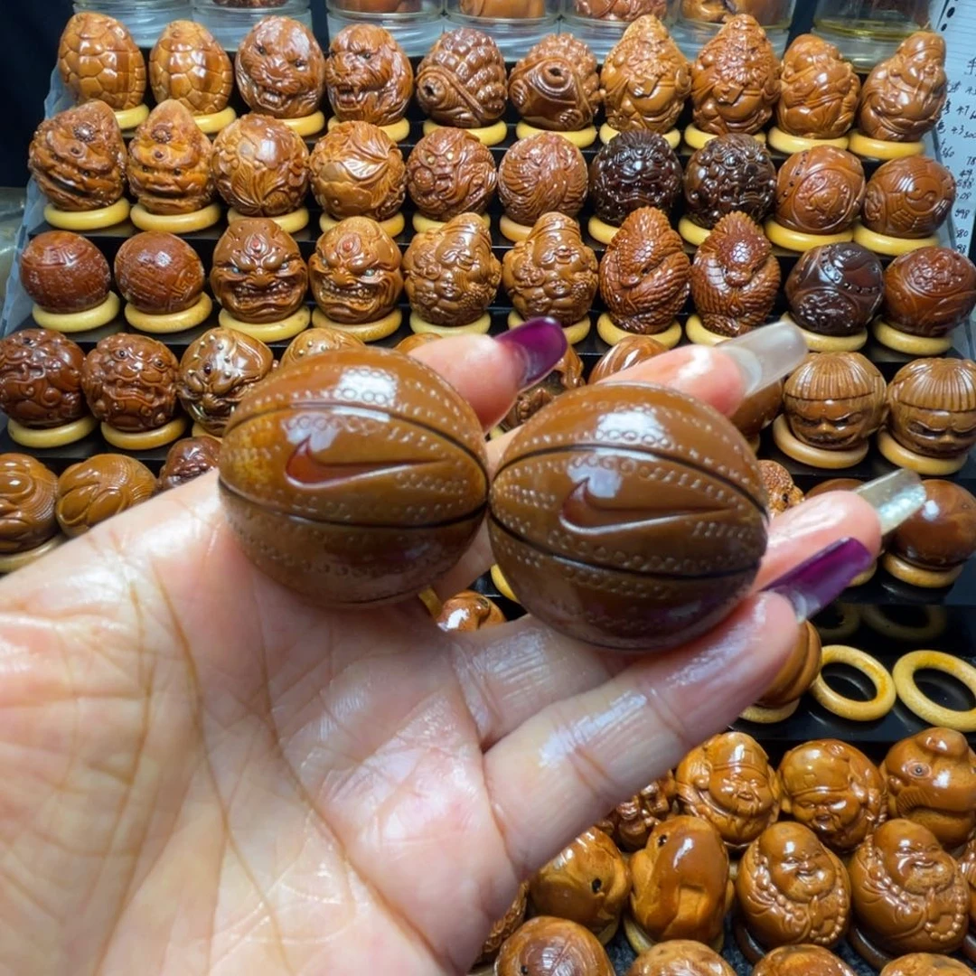 把件橄榄核橄榄球