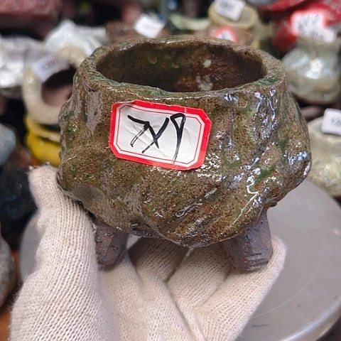 粗陶花盆手工花盆制作就这样