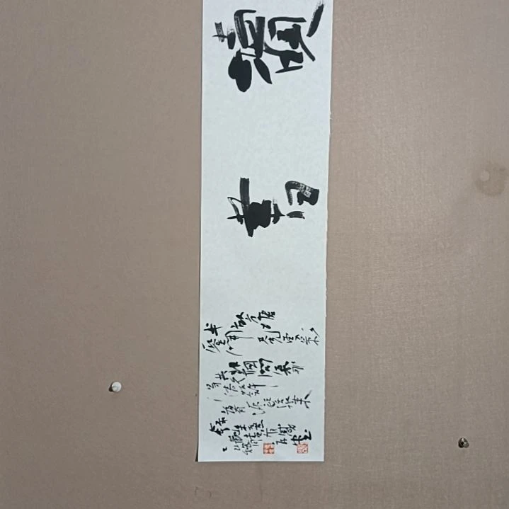 书法读书的时候100*23