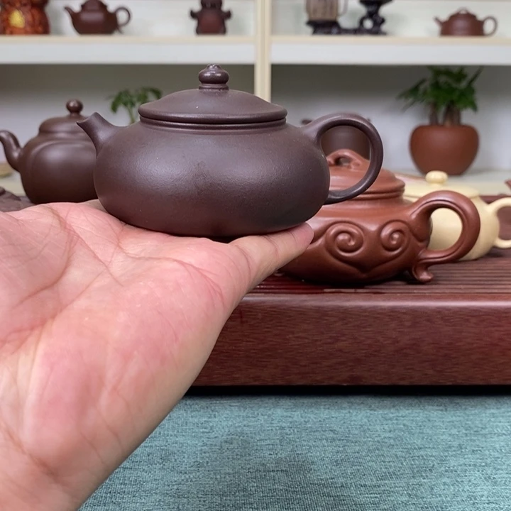 紫砂茶壶风**淡紫砂紫砂