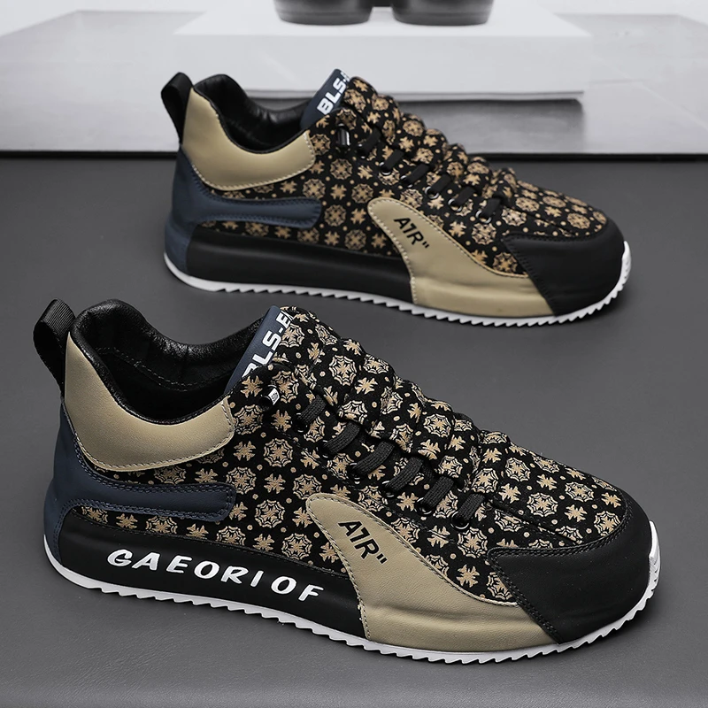 【设计师款】秋季休闲鞋2025新款男士运动鞋百搭时尚跑步鞋软底潮鞋