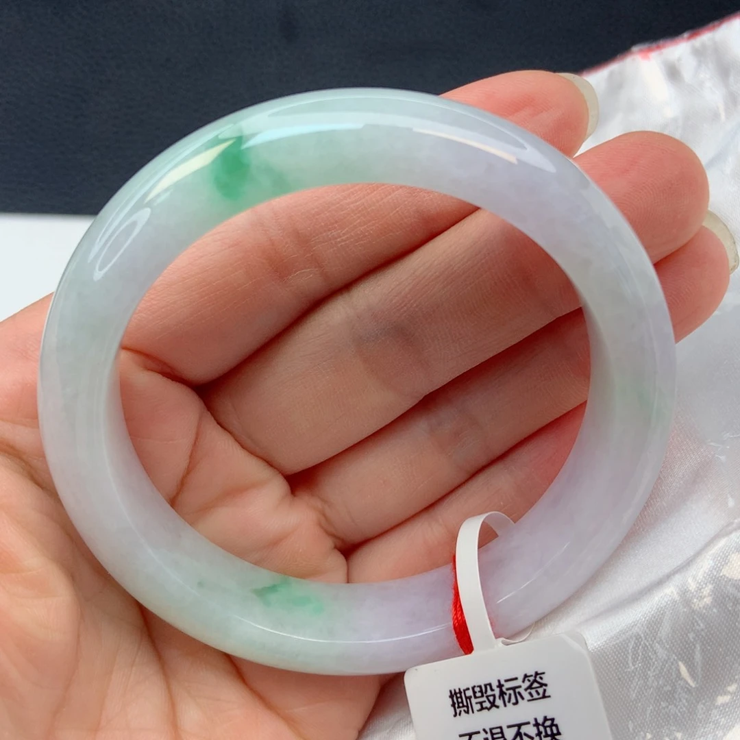 未镶嵌手镯翡翠55圈