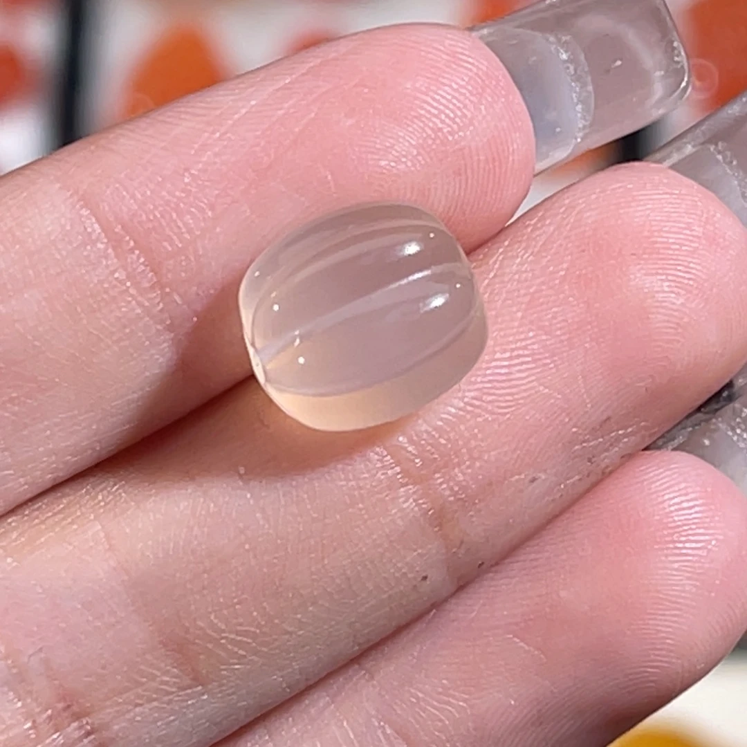 ෆ***.未镶嵌瓜珠9.5x10.2mm不退换玛瑙/玉髓