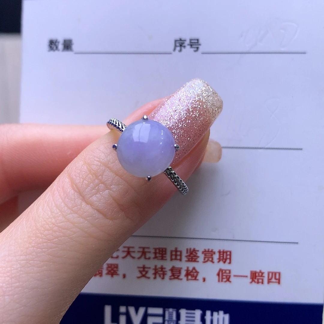 翡翠银S925镶嵌戒指5