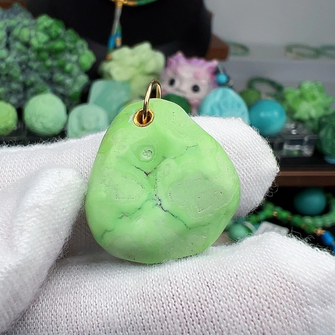 绿松石未镶嵌绿松石主播璐璐