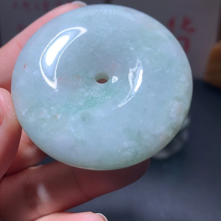 翡翠未镶嵌颈饰保真天然A货翡翠