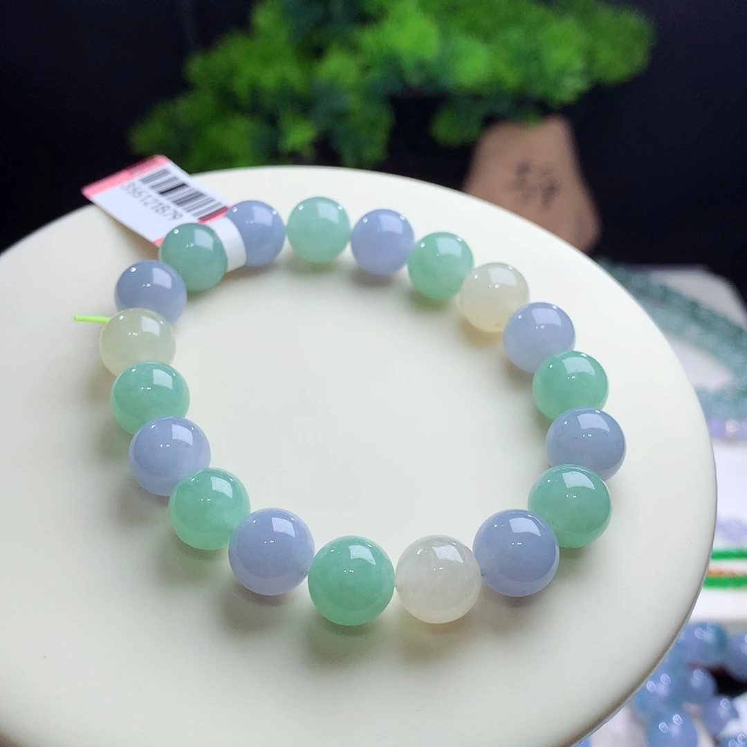 未镶嵌手串翡翠卡10mm