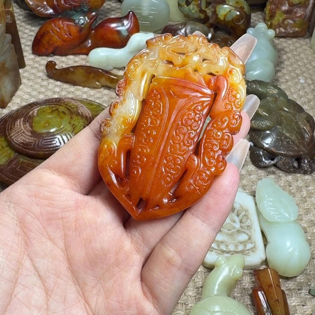 白玉菩提吊坠挂件