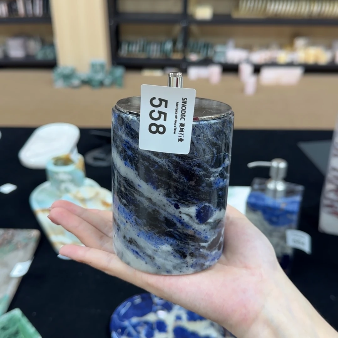石材558 景泰蓝棉签罐 福利
