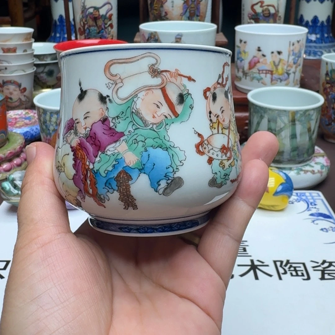景德镇手工手绘展示