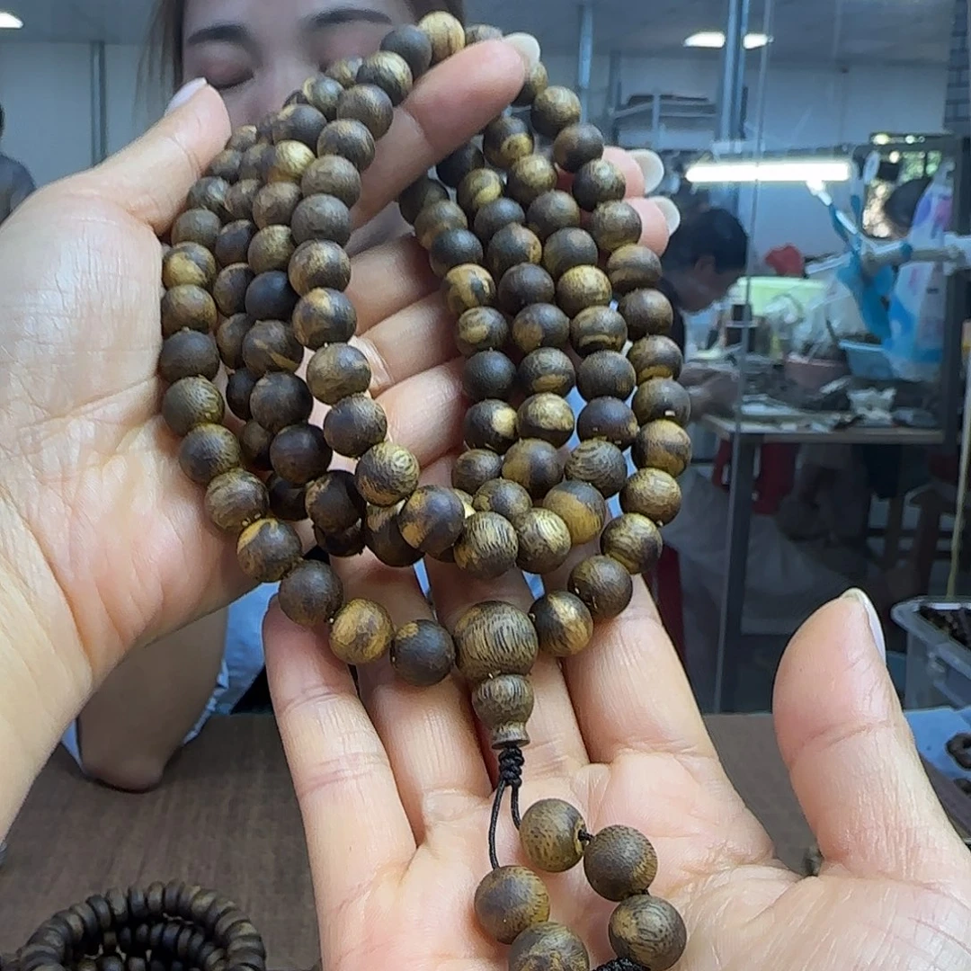 手串沉香多样性发货1条原母树虎斑珠99934.5