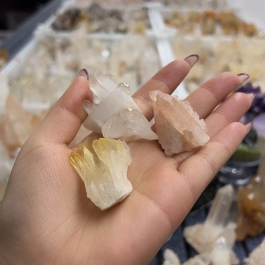 北***山水晶珠宝半成品银S925镶嵌