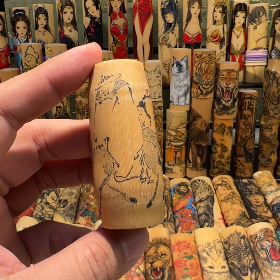 ?****?手工针刺山水小墩