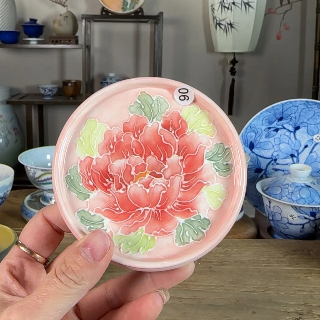 杯景德镇陶瓷柴烧多人