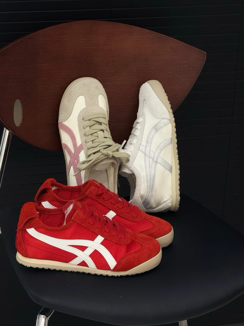 【阿贝贝】头层牛皮内增高5德训鞋女ins潮2025夏季新款休闲运动鞋女