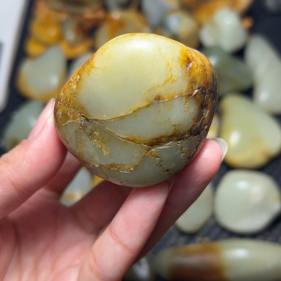 和田玉未镶嵌挂件A63