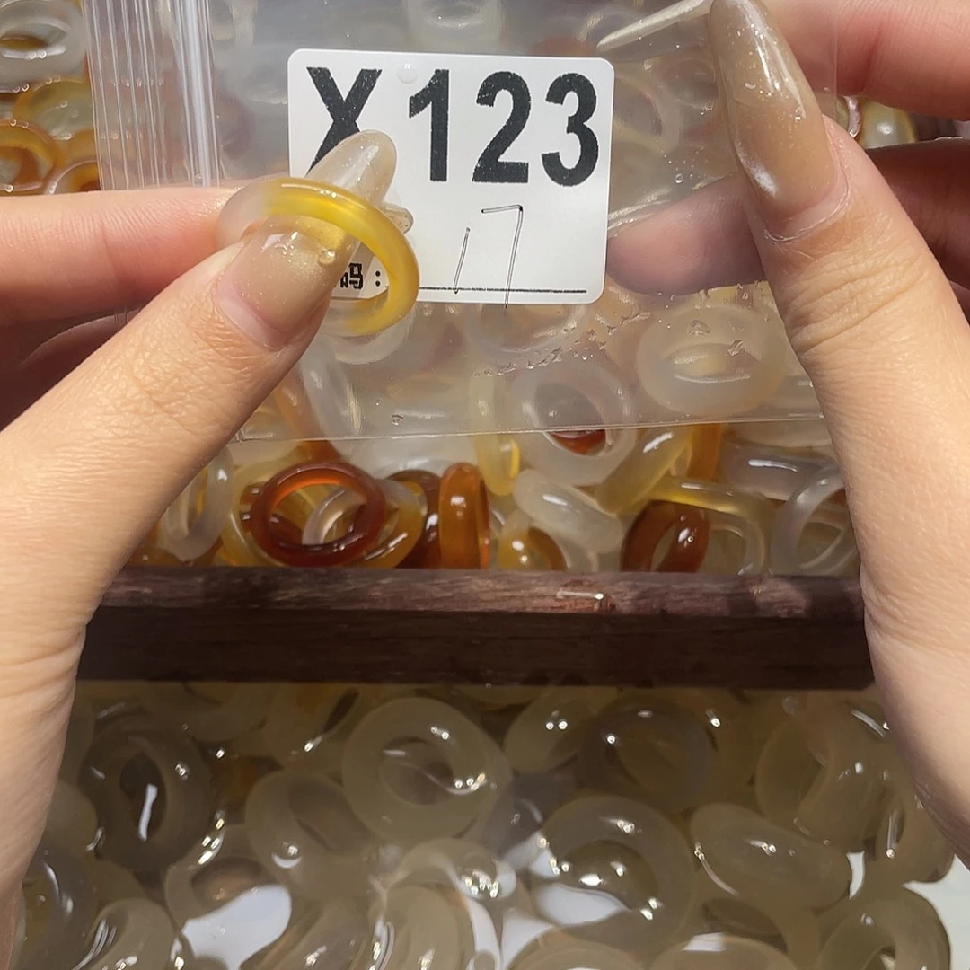 玛瑙/玉髓未镶嵌戒指123