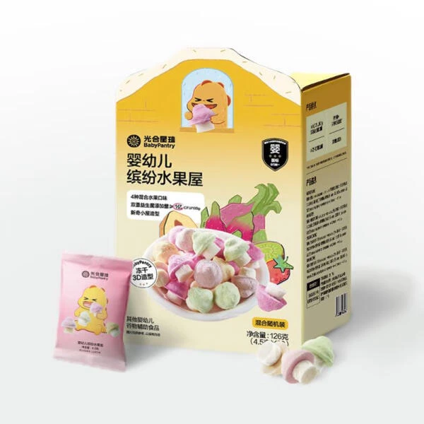 光合星球 婴幼儿缤纷水果屋 126g(4.5g*28)