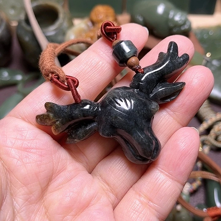 岫岩河磨玉（透闪石质玉）手绳未镶嵌?****?