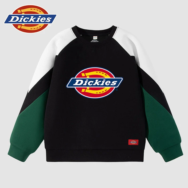 Dickies童装男童卫衣秋季男孩帅气炸街套头衫儿童休闲百搭上衣潮