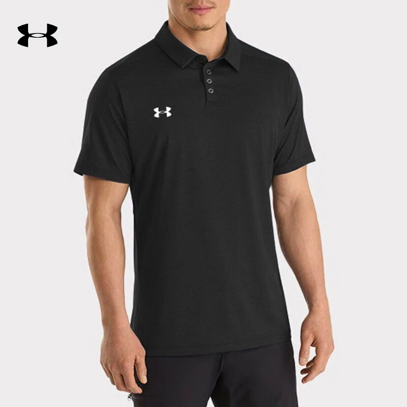 安德玛运动polo衫男商务短袖T恤高尔夫透气宽松休闲舒适上衣ZB