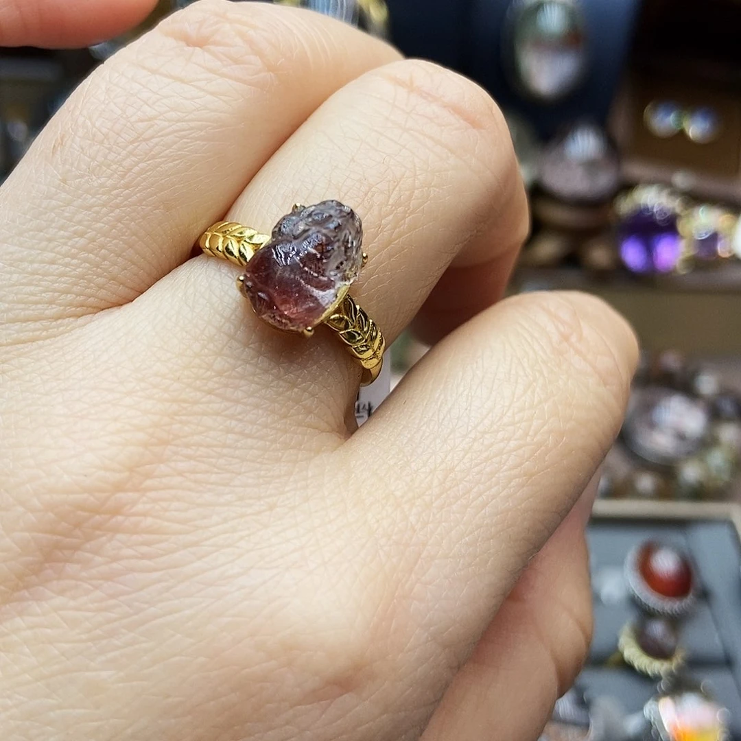 水晶戒指银S925镶嵌?****?