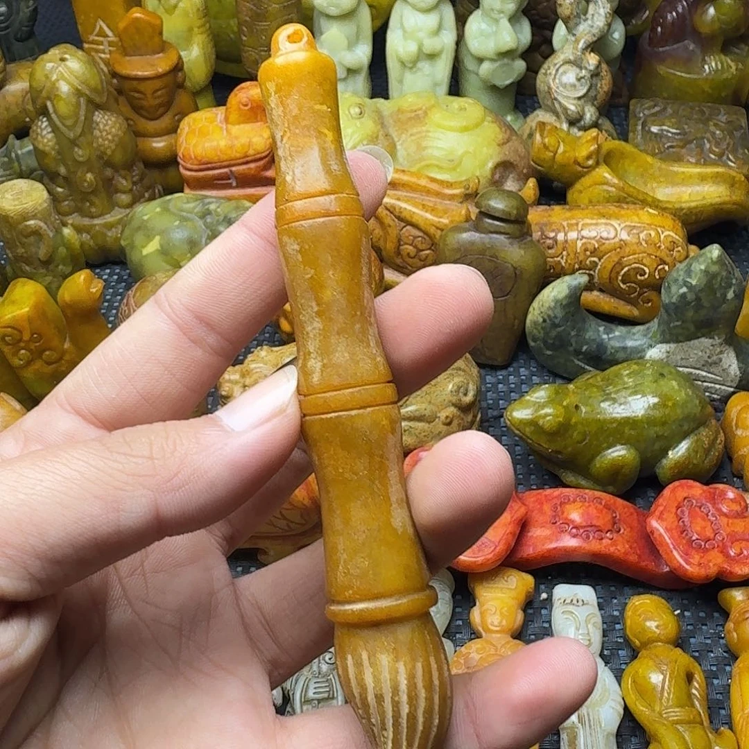 白玉菩提吊坠。。。