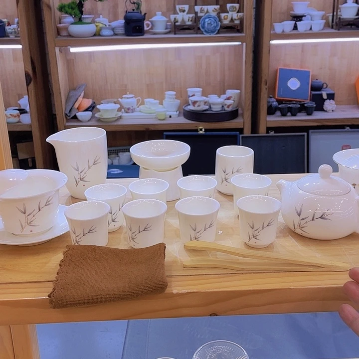 紫竹紫罗兰羊脂玉套装