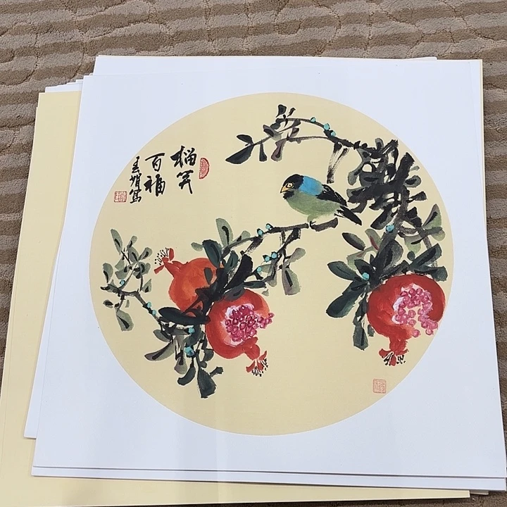 混***通国画花鸟等图案和50.50