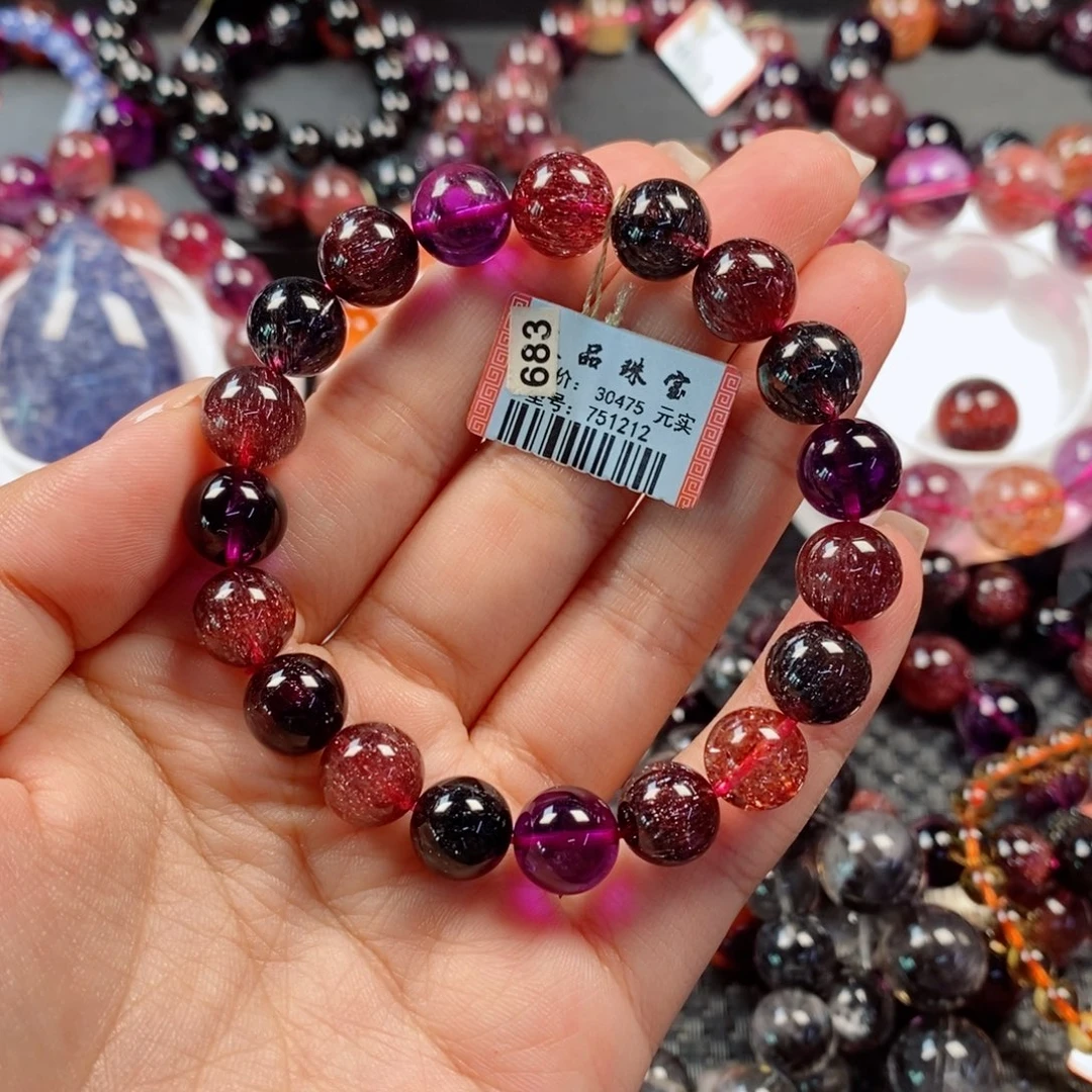 未镶嵌手链水晶超七手链751212