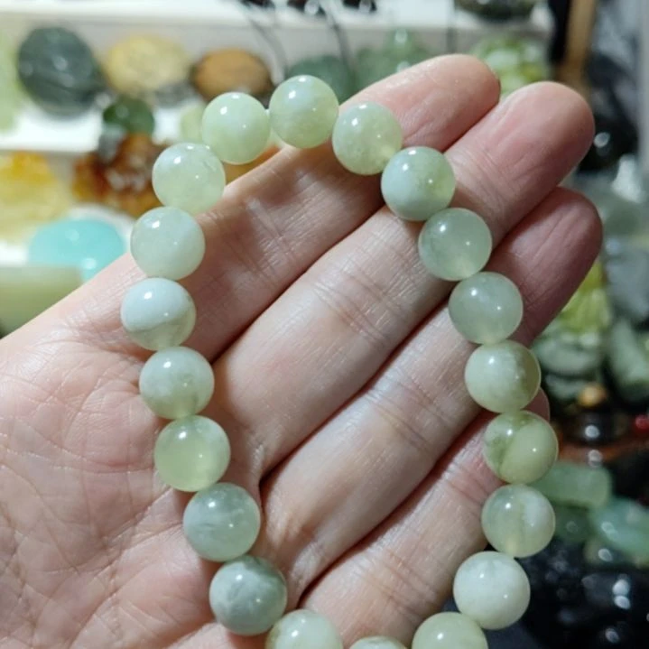 岫玉手串款式未镶嵌