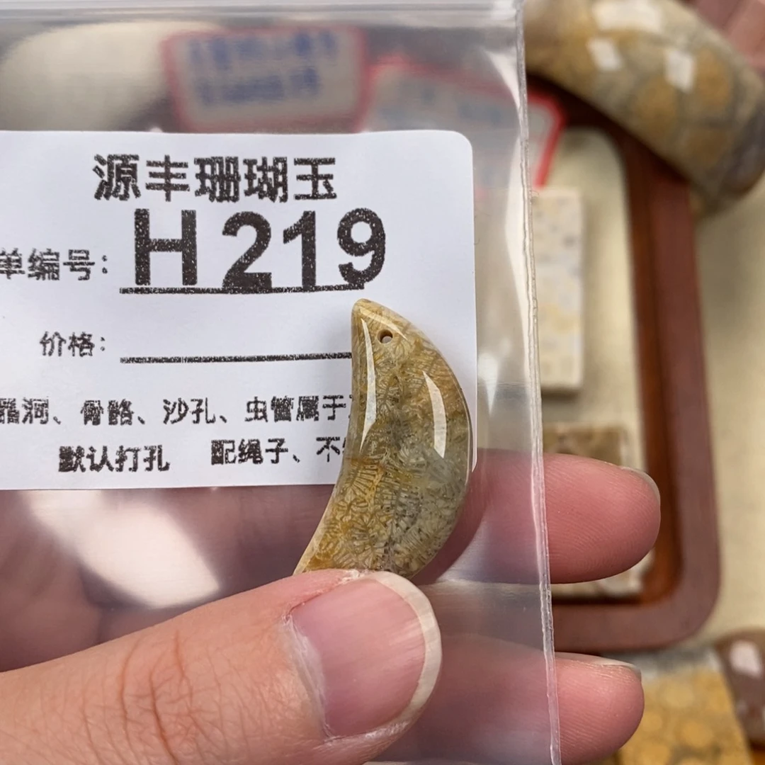 硅化玉颈饰未镶嵌L****g