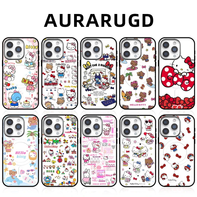 原创KITTY猫适用苹果iPhone1716Promax151413手机壳四角防摔透明