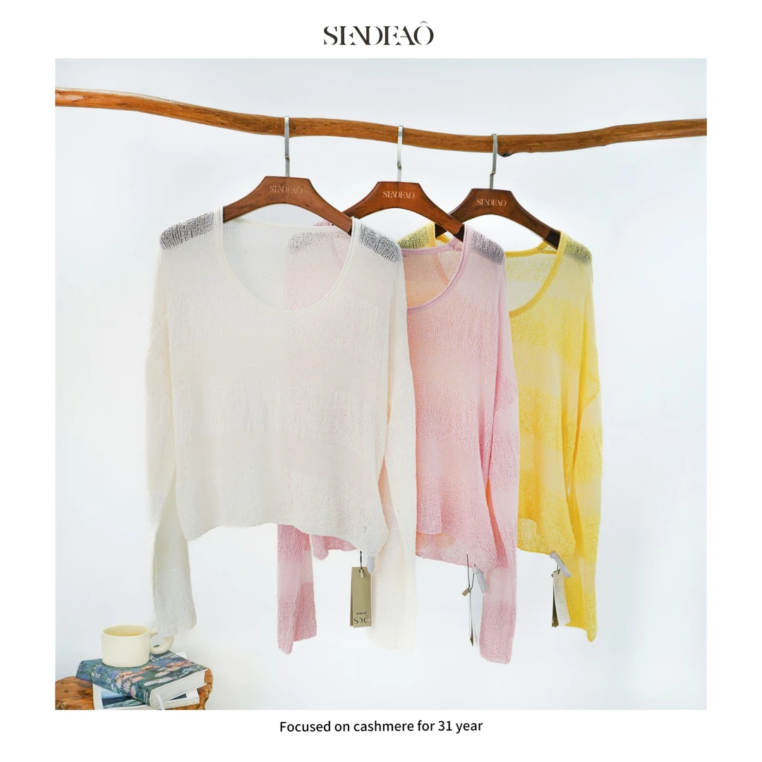 5008 高级感针织防晒罩衫 2025春夏新款