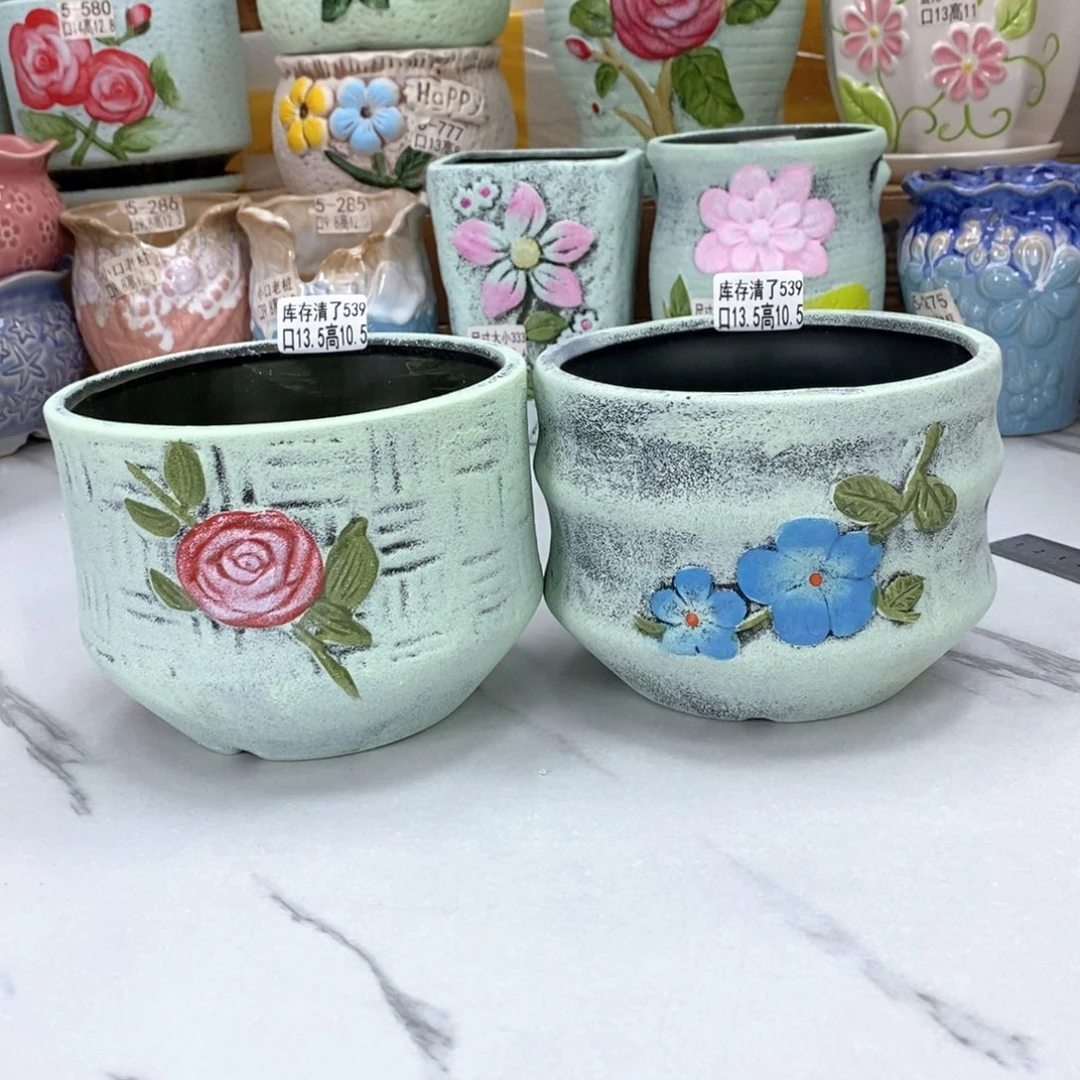 @陶瓷花盆@@5539