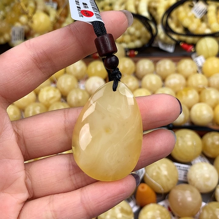 蜜蜡未镶嵌珠宝奇石宽30，高43