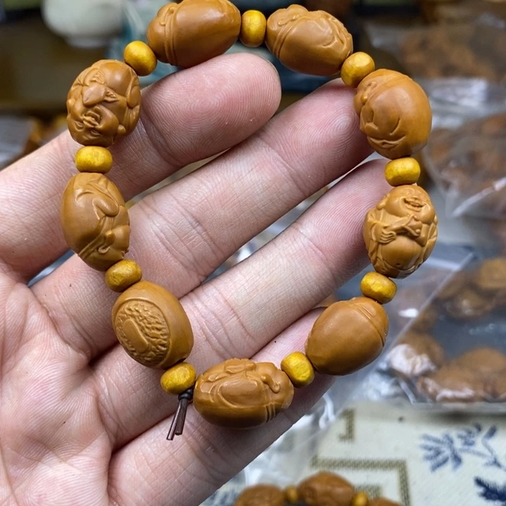 橄榄核手串/手链橄榄核雕工艺手串