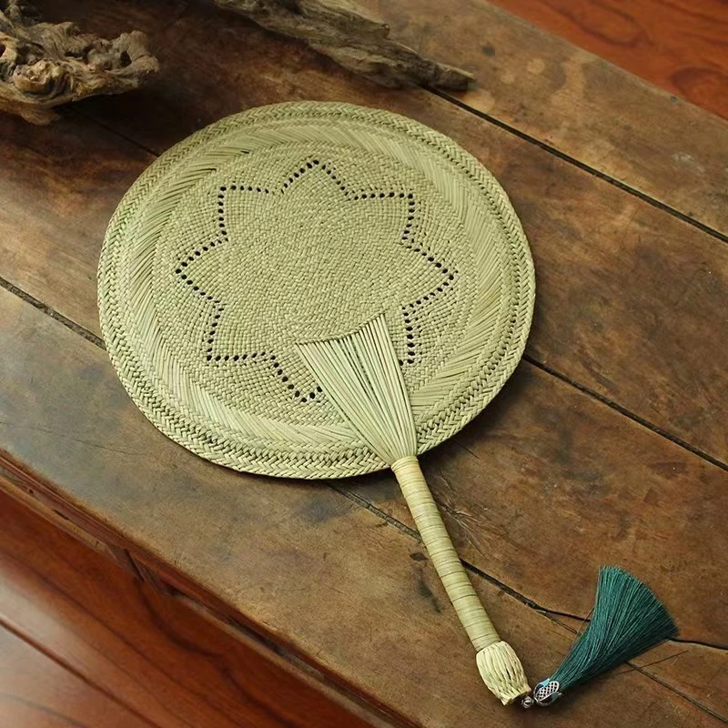 蒲扇手工编织夏季老式宝宝驱蚊古风团扇中国风手摇编扇子手摇扇
