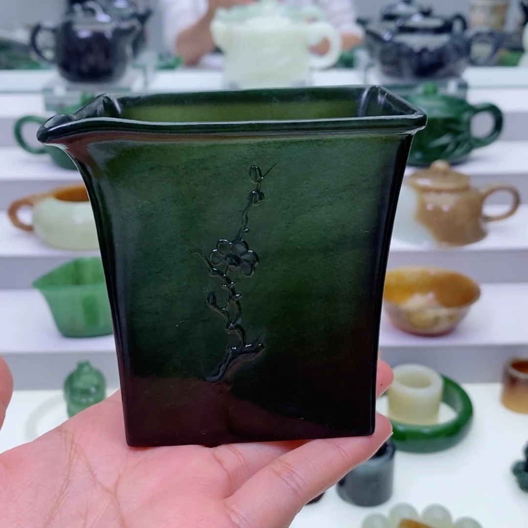 未镶嵌和田玉摆件公道杯230毫升