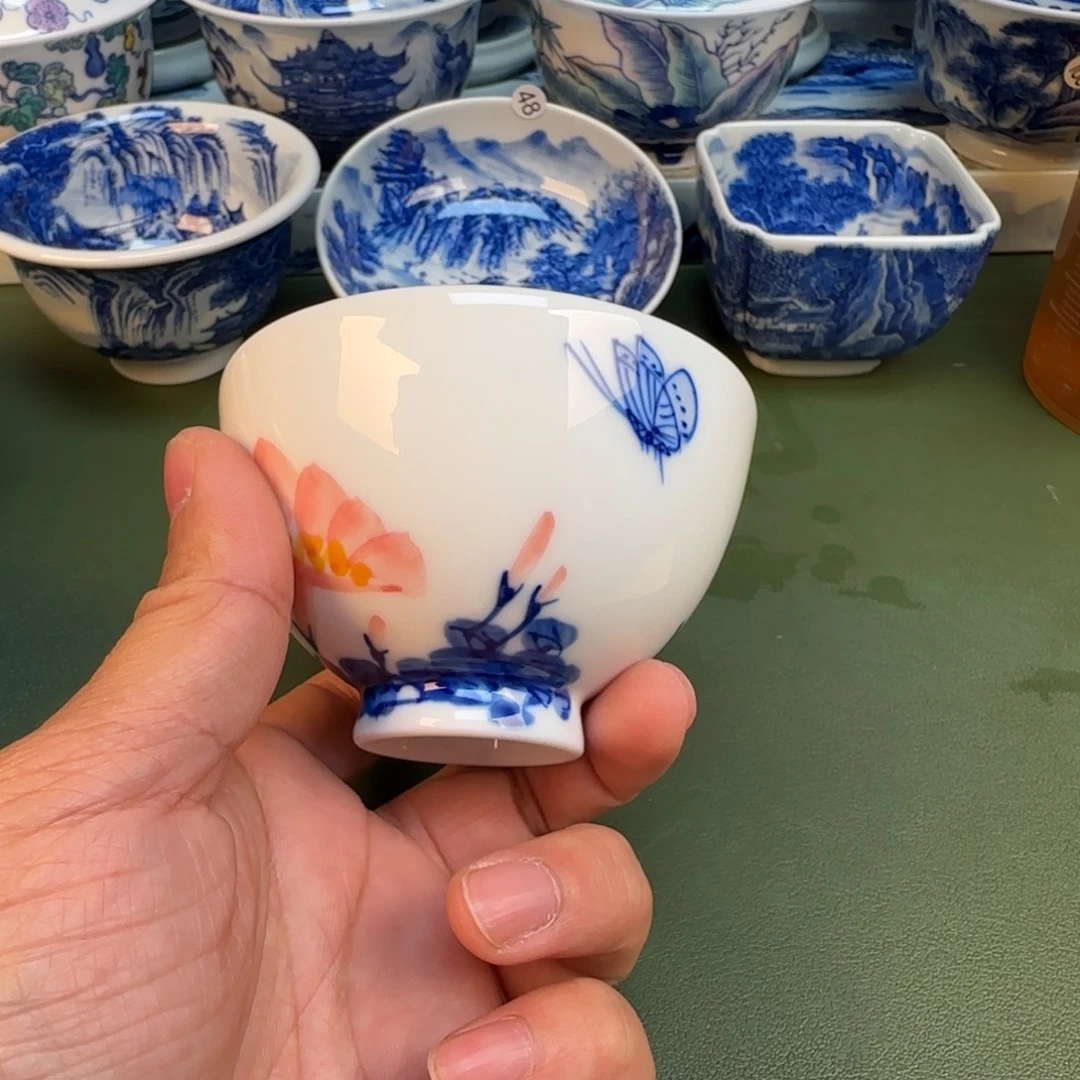 纯手工纯手绘茶具石头56