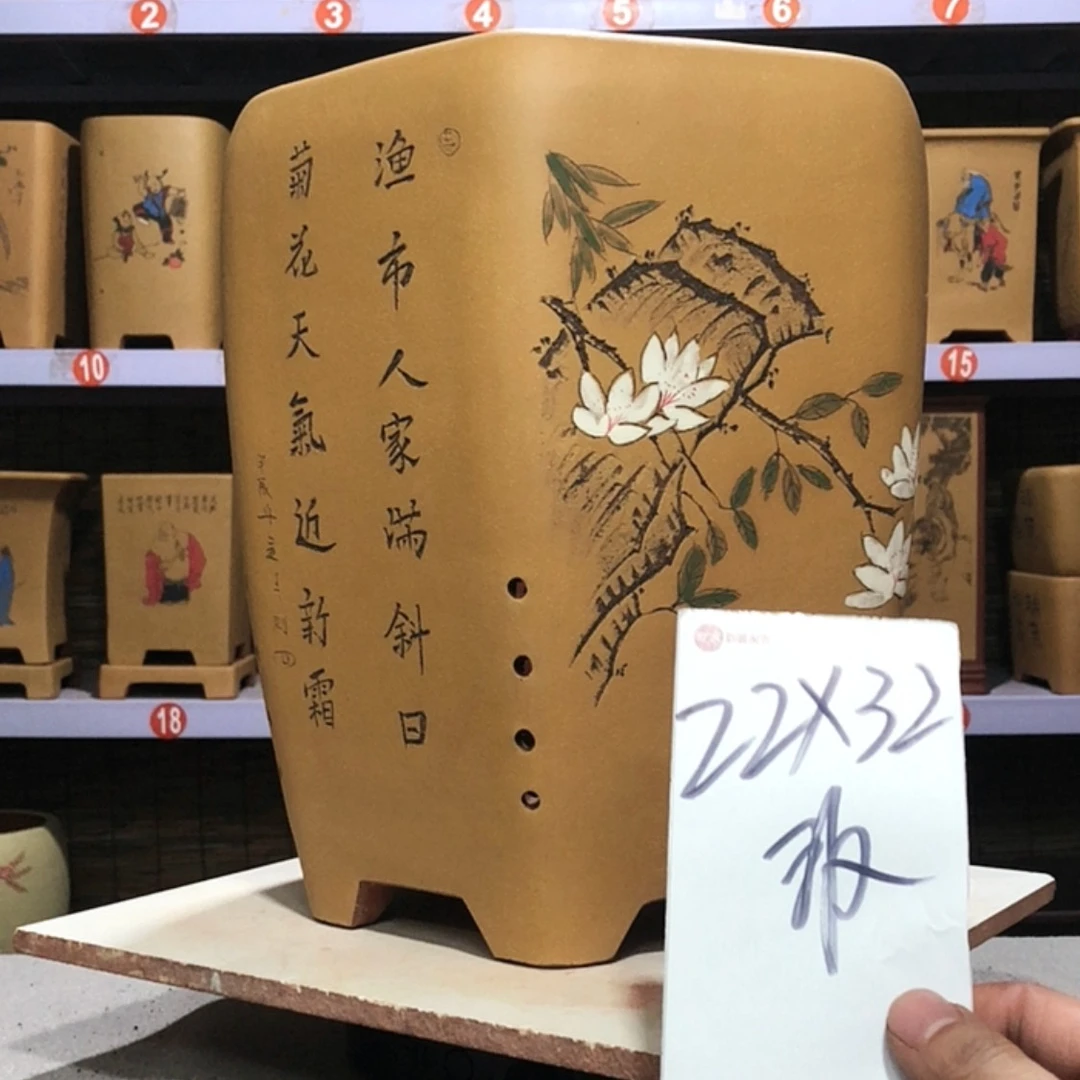 【闪购商品】紫砂花盆用****强手工制作