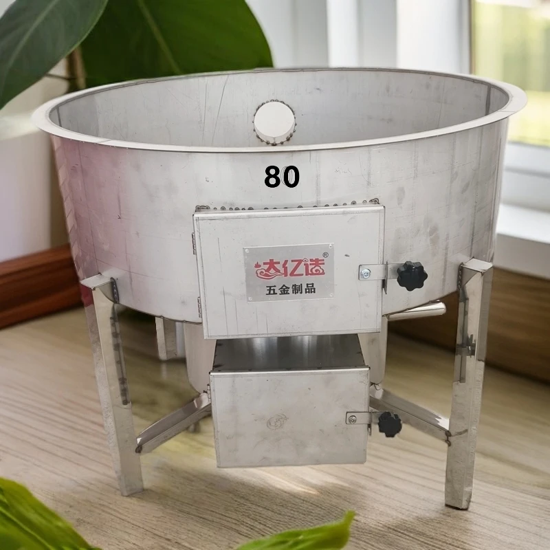 包邮-加厚商用款80公分大灶～不锈钢无烟气化炉 铸铁内胆320B款