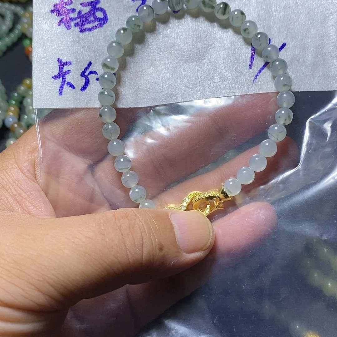 东***西未镶嵌定制翡翠翡翠手串