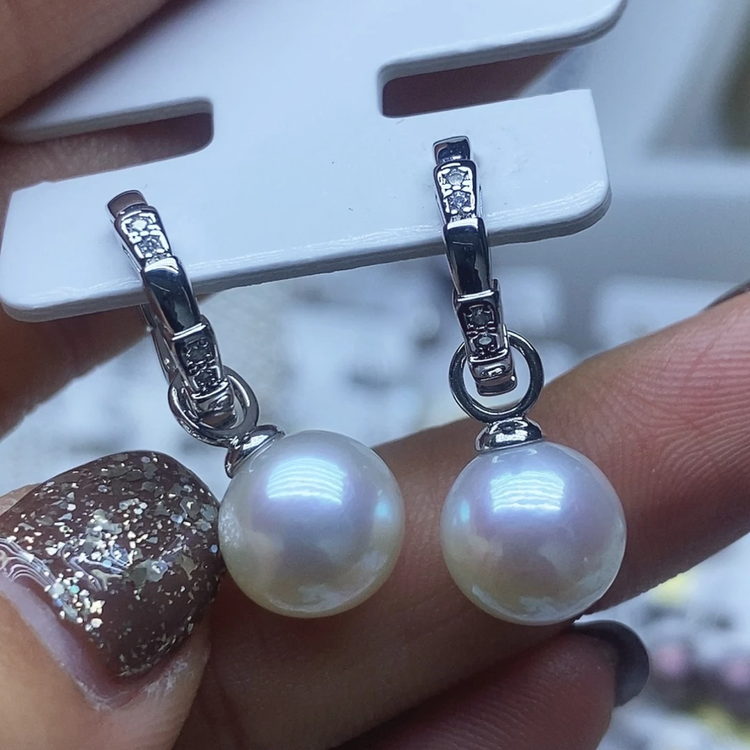 未镶嵌耳钉淡水珍珠